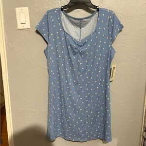 NWT No Boundaries Light Blue Floral Mini Dress